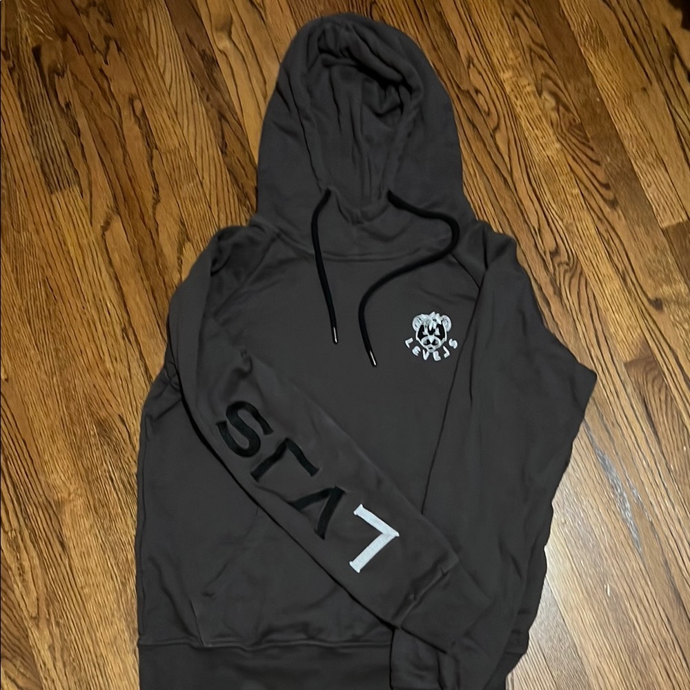 Black Graphic Hoodie